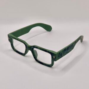 Vintage Square Glasses VSG37220 Green Frame