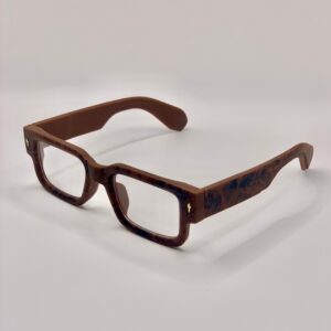Vintage Square Glasses VSG40003 Brown Frame