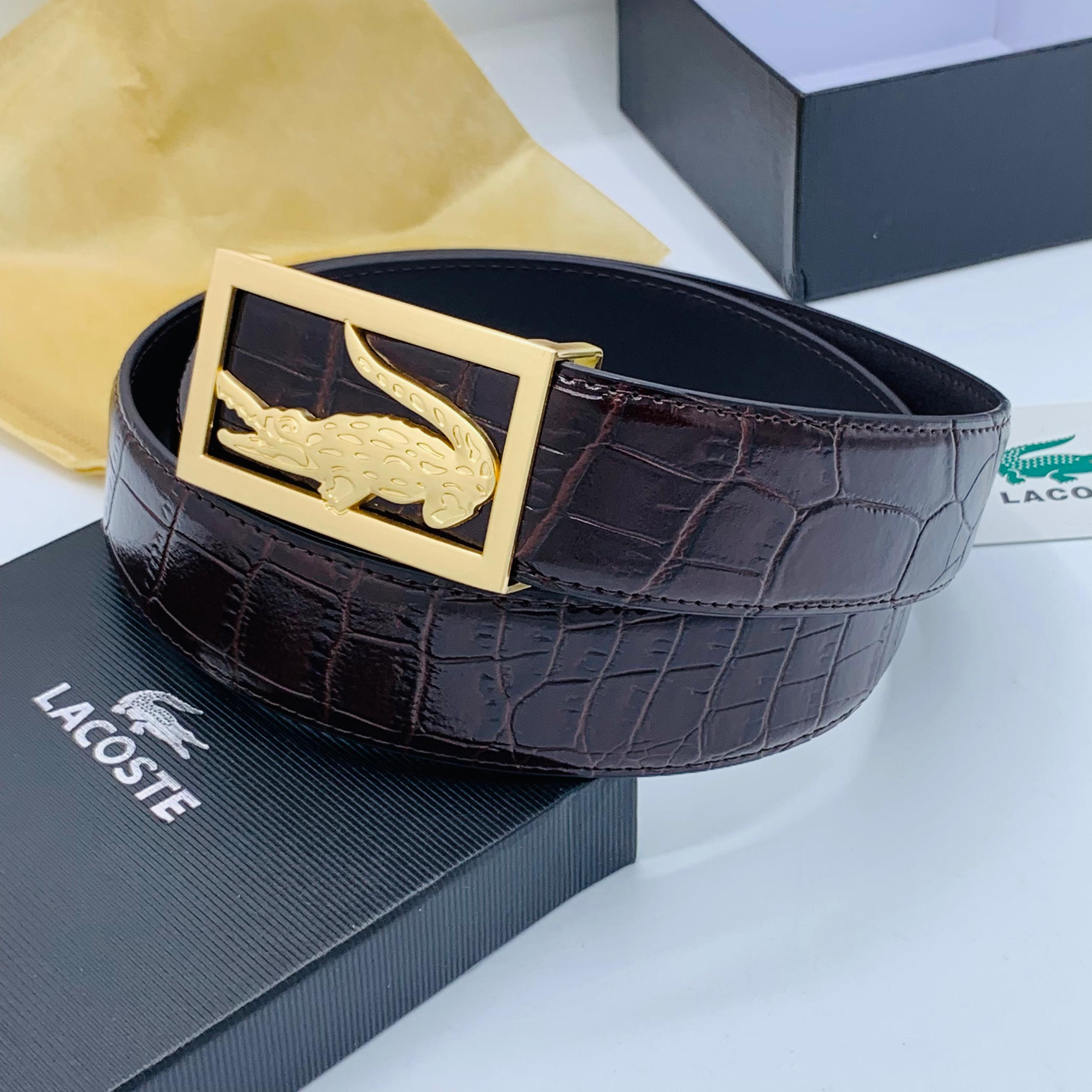 LAC05711 Brown Leather Belt