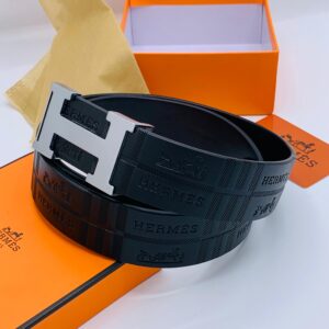 HEM622189 Black Leather Belt