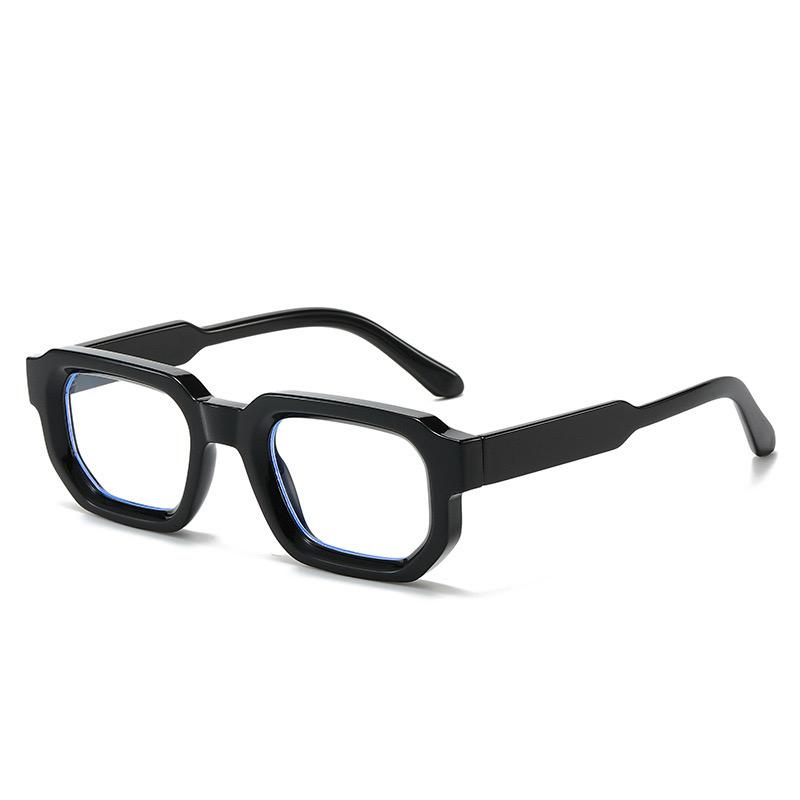 All Black Geometric Eyewear