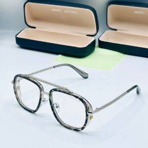 MJC20319 Grey Frame Transparent Glasses